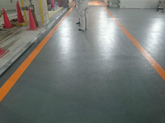 施工レポート（駐車場用ウレタン樹脂系防水・耐久仕上）