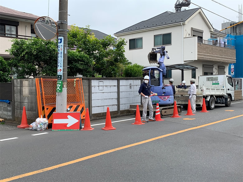 R2.6.8 万年塀をコンクリートブロック＋アルミフェンスに変更します②