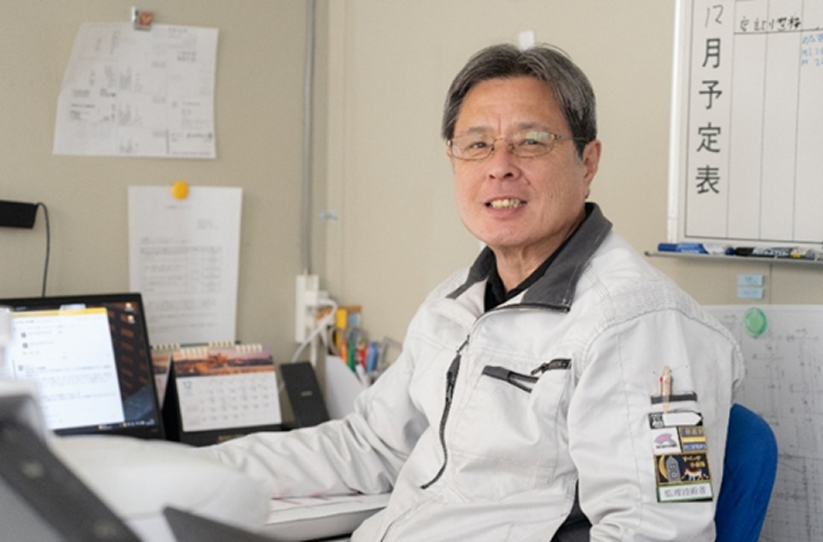 工事部長 Y H 2001年入社